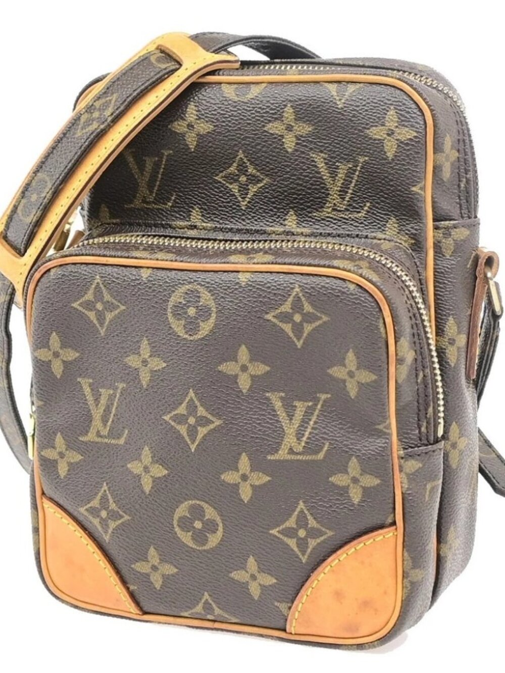 LOUIS VUITTON Amazon Crossbody Shoulder Bag Monogram Leather BN